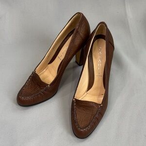 🤎 Casadei Brown Leather Pumps – Made in Italy | Luxury Designer Heels